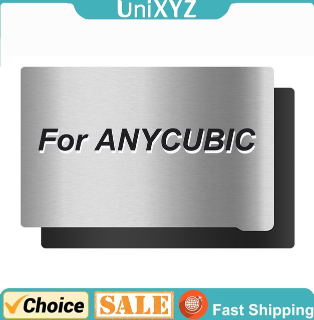 Anycubic Flexible Bauplatte aus Federstahl für Resin-Drucker, Farbe: Silber, kompatibel mit Photon M7 Pro M5 M5S M3 Plus Max Mono 4 Ultra X SE 4K 6K 6KS X2 - Bild 1