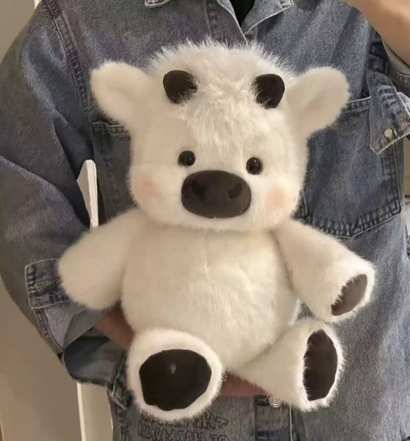 Yiran toy Rinder Plüschtier, Puppe, weiß, ab 14 Jahren - Bild 1