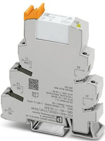 Phoenix Contact Relaismodul PLC-RSC-230UC/21HC/SO46, 1 Wechsler, grau, 10 Stück - Bild 1