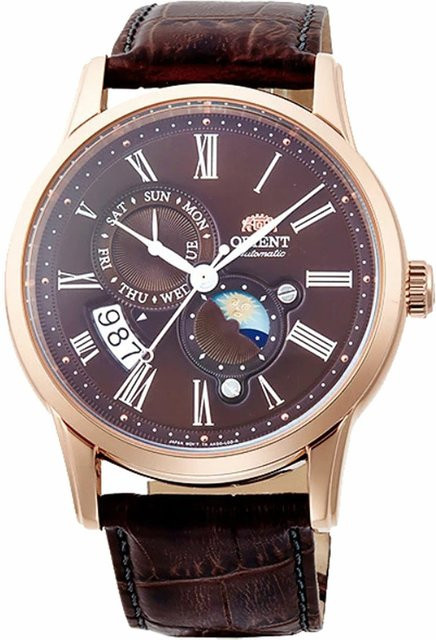 Orient Armbanduhr Automatik, Edelstahl, Leder, 43 mm, Herren - Bild 1