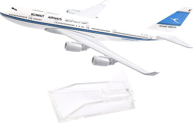 JASON TUTU Kuwait Airways Boeing B747, Modellflugzeug, 1:400, Metall - Bild 1