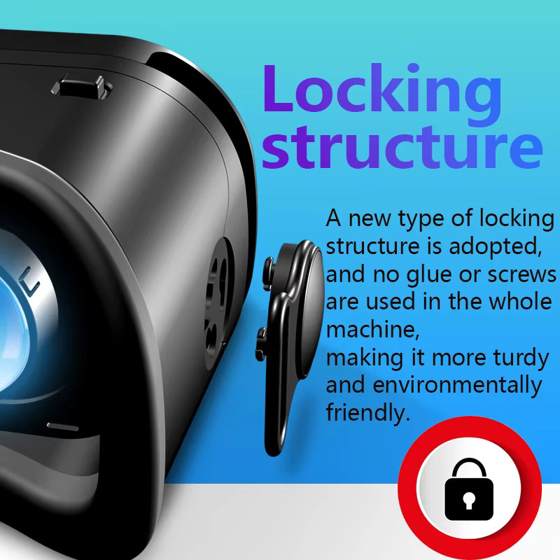 AyeBeau VR Headset Virtual Reality 3D Brille für Smartphones in Schwarz - Bild 4