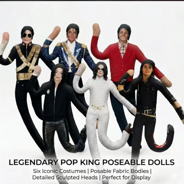 Yiran toy Michael Jackson Cosplay Requisit Puppe, Plüsch, ab 14 Jahren - Bild 1