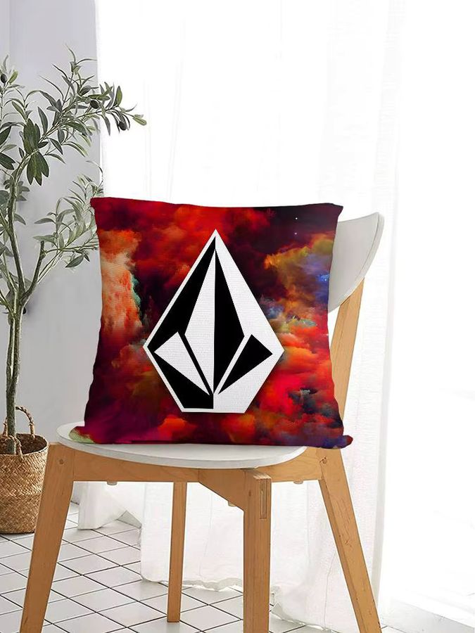 Volcom Logo Kissenbezug aus Plüsch in Multicolor für Sofa und Wohnzimmer - Bild 5