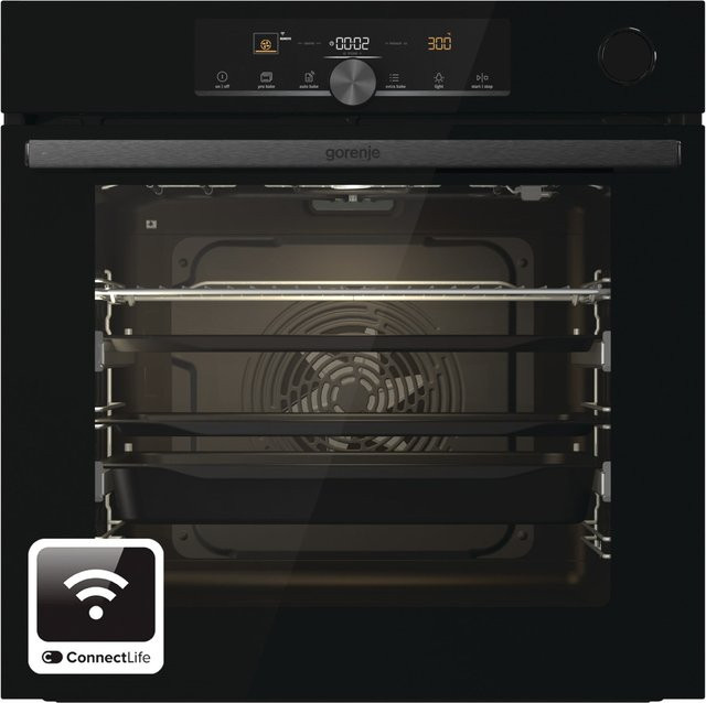 Gorenje Einbaubackofen BSA6747A04BGWI in Schwarz - Bild 1