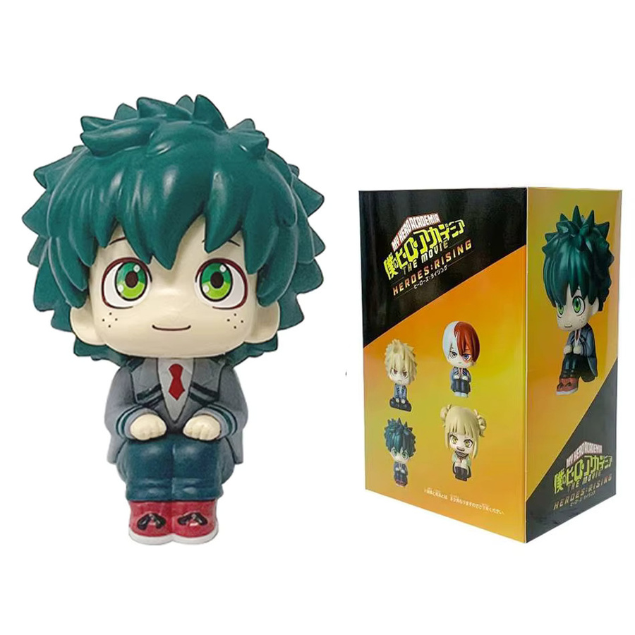 My Hero Academia Q-version Anime Figur, Bakugou, Midoriya Izuku, Todoroki Shoto, Actionfiguren, Kunststoff, Bunt / Mehrfarbig - Bild 3