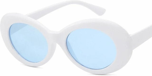 Yiran bag Sonnenbrille Oval, Damen, Vollrand, Kunststoff, Weiß Schwarz - Bild 1