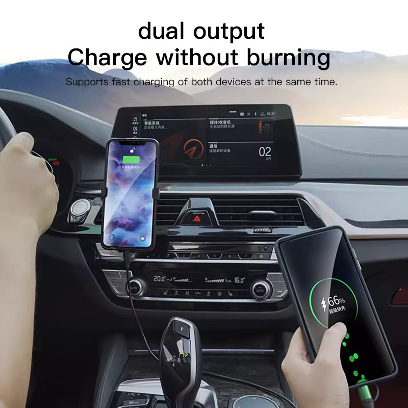 BYD Mini Auto Ladegerät mit 100W QC3.0 und PD Schnellladefunktion, USB Typ C, erhältlich in Schwarz oder Rot - Bild 4