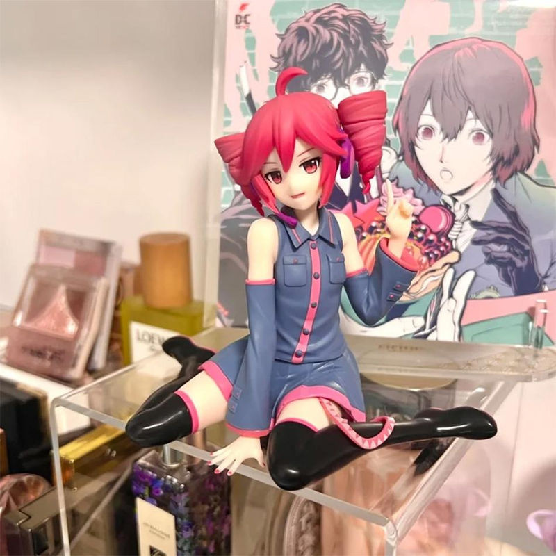 Kasane Teto Sitzende Figur Gemeinsame Ausgabe Hatsune Miku Serie Virtuelles Idol Sammlermodell aus PVC in Multicolor von Topmix - Bild 3