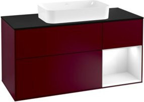 V&B Waschtischunterschrank Finion in Weiß, B/T/H: 120 x 50,1 x 50,1 cm - Bild 1