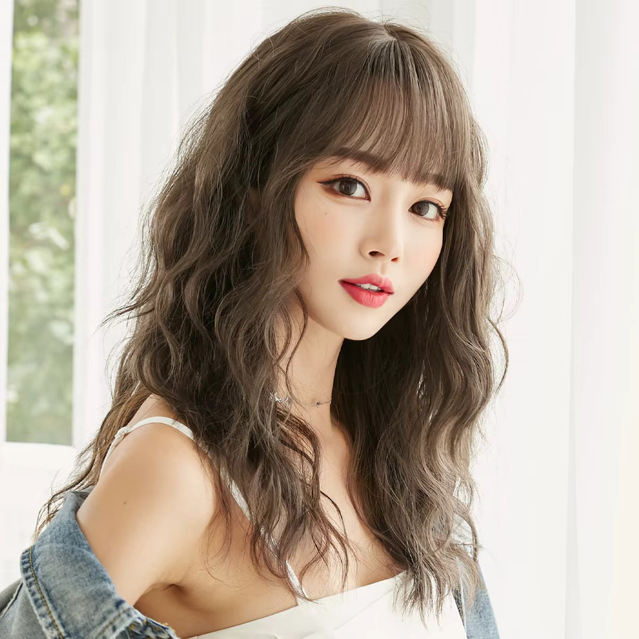7JHH WIGS Wasserwellen-Perücke, Cool Brown, Damen - Bild 2