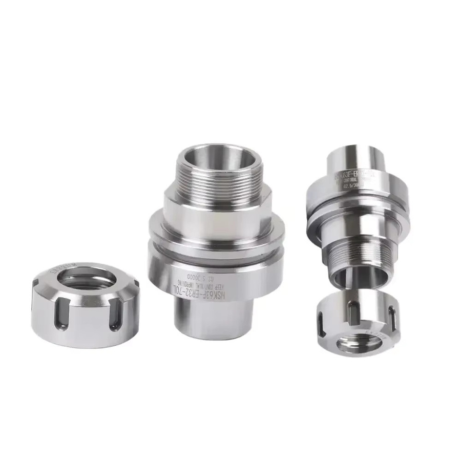 HSK63F Werkzeughalter in Silber für ER20 ER25 ER32 ER40 Gravurmaschinen und Holzbearbeitungsmaschinen - Bild 2