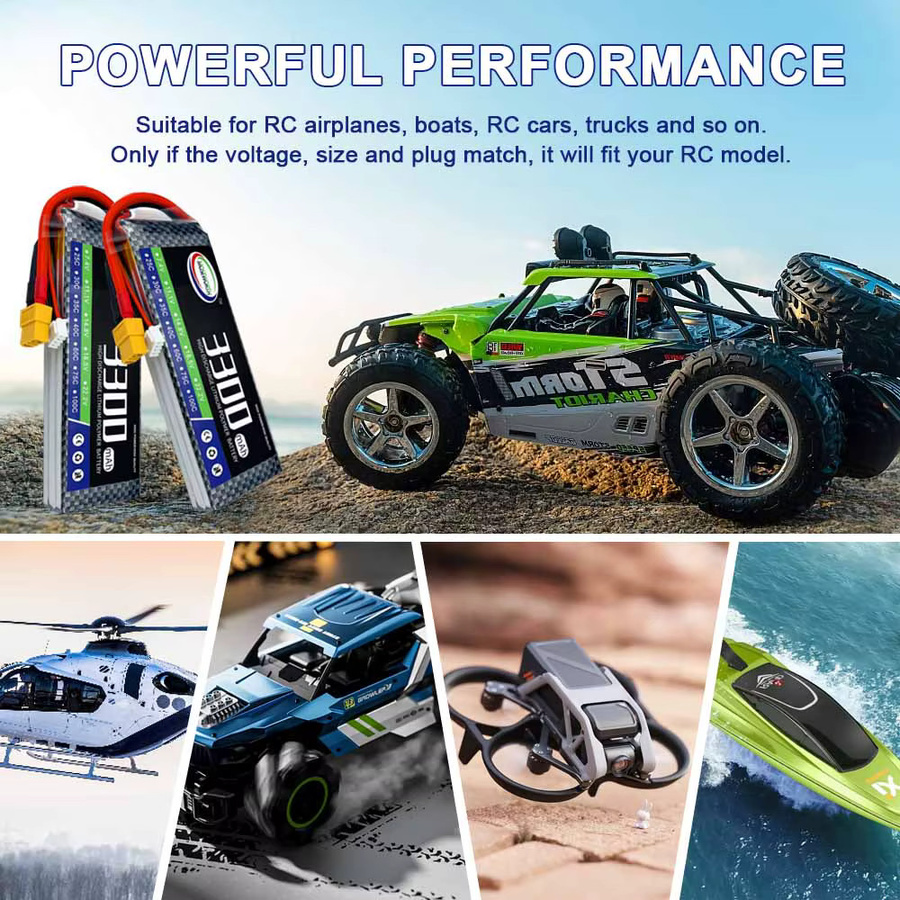 MOSEWORTH Li-Ion Akku Pack mit XT60 Stecker für RC Modelle - Bild 4