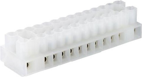 Wieland Electric 29.400.1253.0 Lüsterklemme flexibel in Weiß und Transparent, 30 Stück - Bild 1