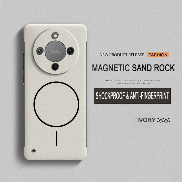 Magnetische PC-Handyhülle für Huawei Mate 70 60 50 40 30 Pro, mattiert, grün, stoßfeste Abdeckung mit kabellosem Laden - Bild 1