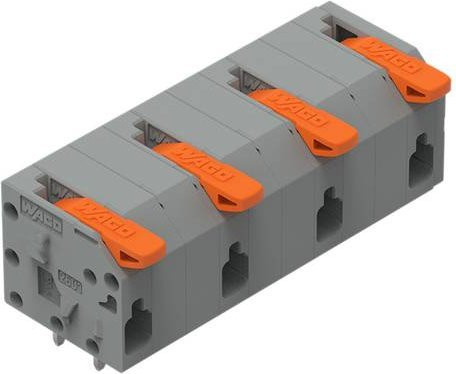 WAGO 2601-1504 Leiterplattenklemme Grau 50 Stück - Bild 1