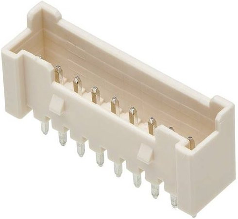 Molex Einbau-Stiftleiste Standard in Weiß mit 7 Polen und einem Rastermaß von 2mm - Bild 1