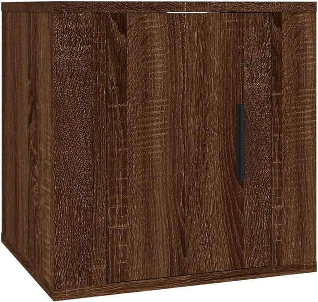 vidaXL TV-Wandschrank in Braun mit Eichen-Optik, B/T/H: 40 x 34,5 x 40 cm - Bild 1