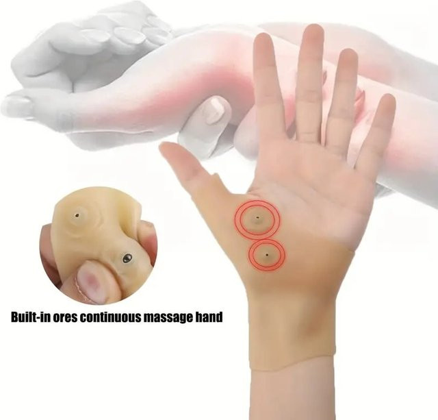 RooRuns Daumen-Handgelenk-Stützorthese, elastischer Gel-Handschuh, wasserdicht - Bild 1