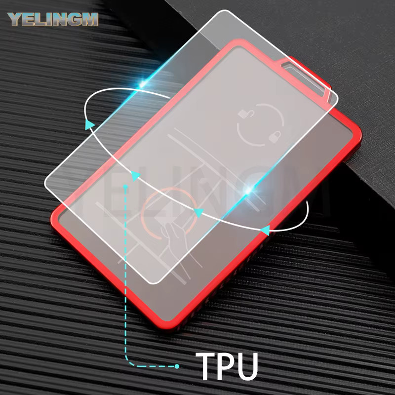 YELINGM TPU NFC Karten-Schlüsselhülle für Tesla Model 3 Model S Model X Model Y als Schutzhülle und Schlüsselanhänger Zubehör - Bild 2