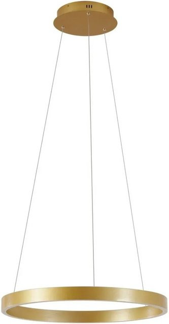 Lucande Yonam LED Pendelleuchte Gold Messing Modern Dimmbar - Bild 1