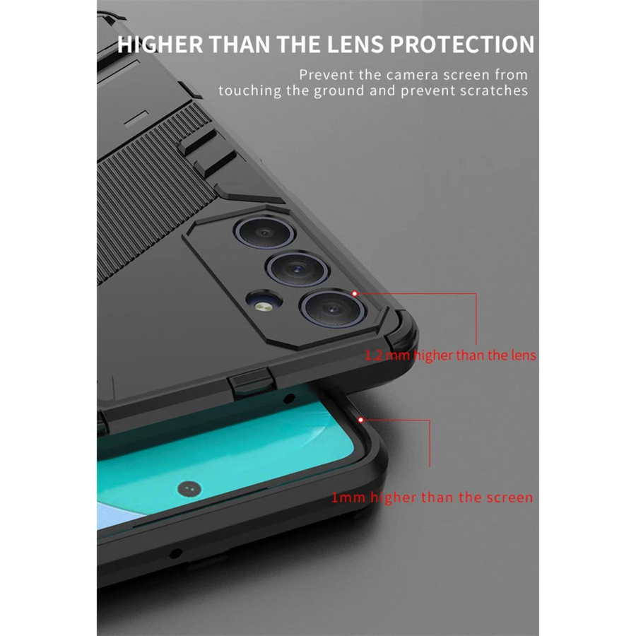 Samsung Galaxy Schutzhülle mit magnetischem Halter und Standfunktion in Weiß für Galaxy M54 M14 F14 5G A14 A24 A34 A54 A04 E A04S - Bild 4