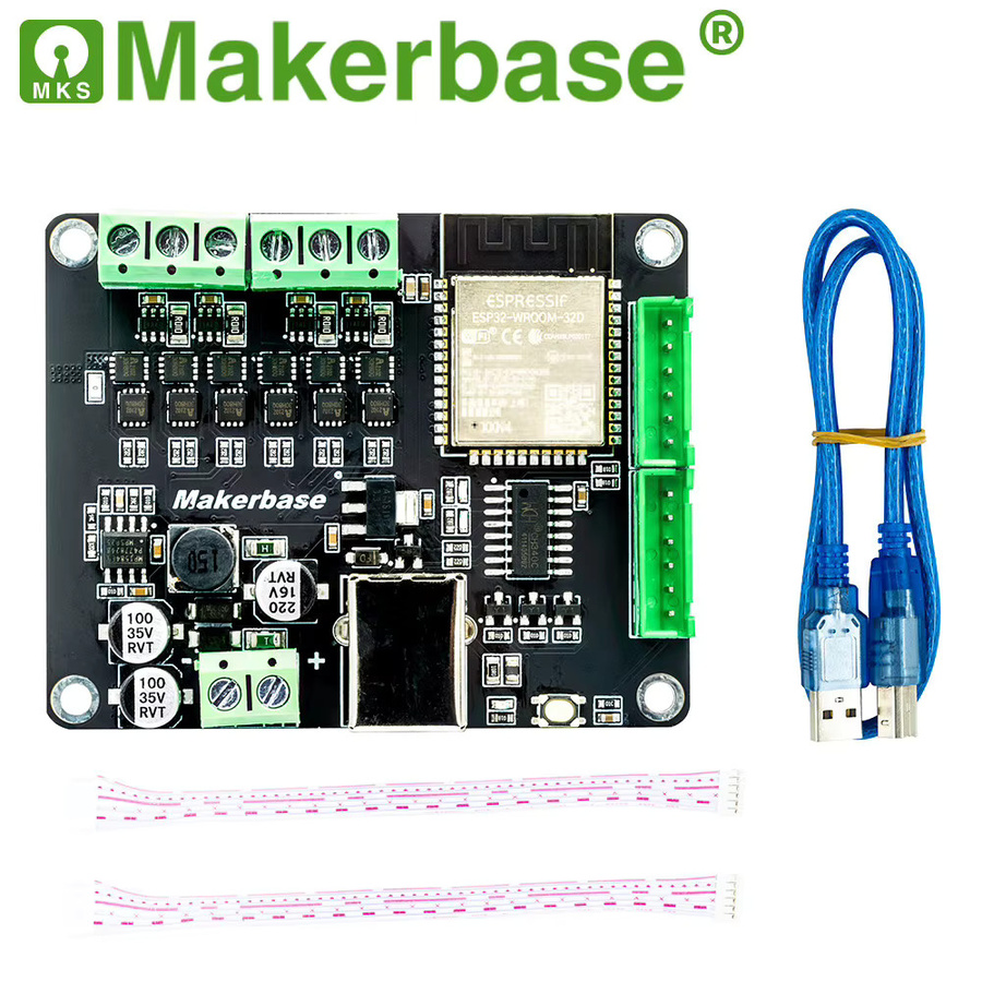 MKS ESP32FOC Open-Source bürstenloses FOC-System mit ESP32 Zweikanal-Stromkreis in Schwarz - Bild 2