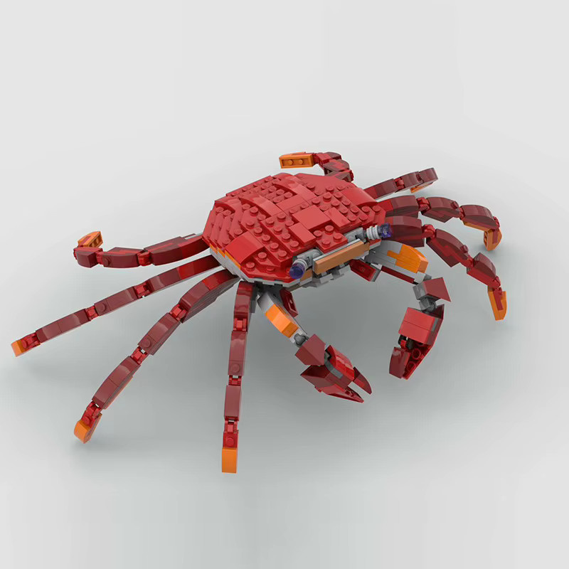 BRICKPANDA MOC Marine Tier Bausteine Kit Meer Hummer Einsiedlerkrebs, Meerestiere - Bild 2