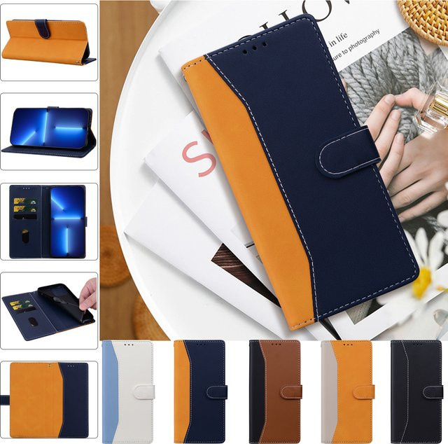 Magnetische Leder-Brieftasche als Flip-Cover für Sony Xperia 1 5 10 II III Lite IV V VI VII - Bild 1