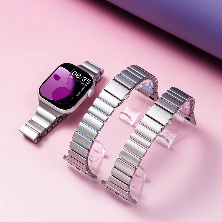 CHIICSMART Uhrenarmband Edelstahl, Magnetisch, Silber, Unisex - Bild 2
