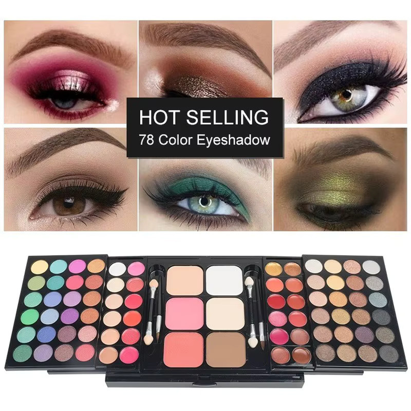 Glitzer Lidschatten Palette, Matt, Puder, Damen - Bild 3