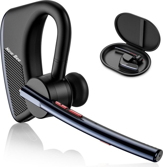 New Bee M50 Wireless Bluetooth 5.2 Headset mit Mikrofon und Geräuschunterdrückung in Blau - Bild 1