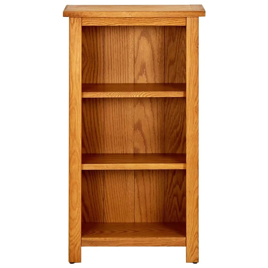 vidaXL Bücherregal aus Eichenholz in Braun, B/T/H: 45 x 22,5 x 82 cm - Bild 2
