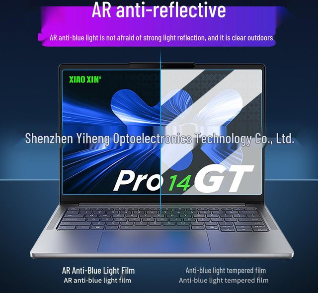 AR Blaulichtfilter Matte Displayschutzfolie für HP Omen 11 und Star Book Pro14 Laptop in Purple - Bild 1