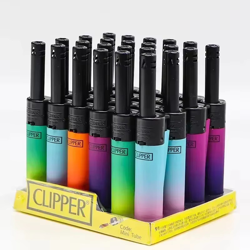 Clipper Schleifscheiben-Feuerzeug Multicolor Set mit Persönlichkeitsmustern, 24 Stück nachfüllbare Butan-Gasfeuerzeuge - Bild 2