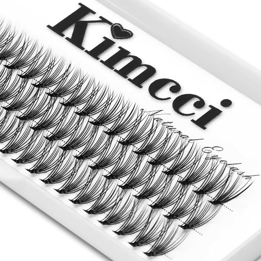 Kimcci Einzelwimpernverlängerung, 3D, Black, Unisex - Bild 2