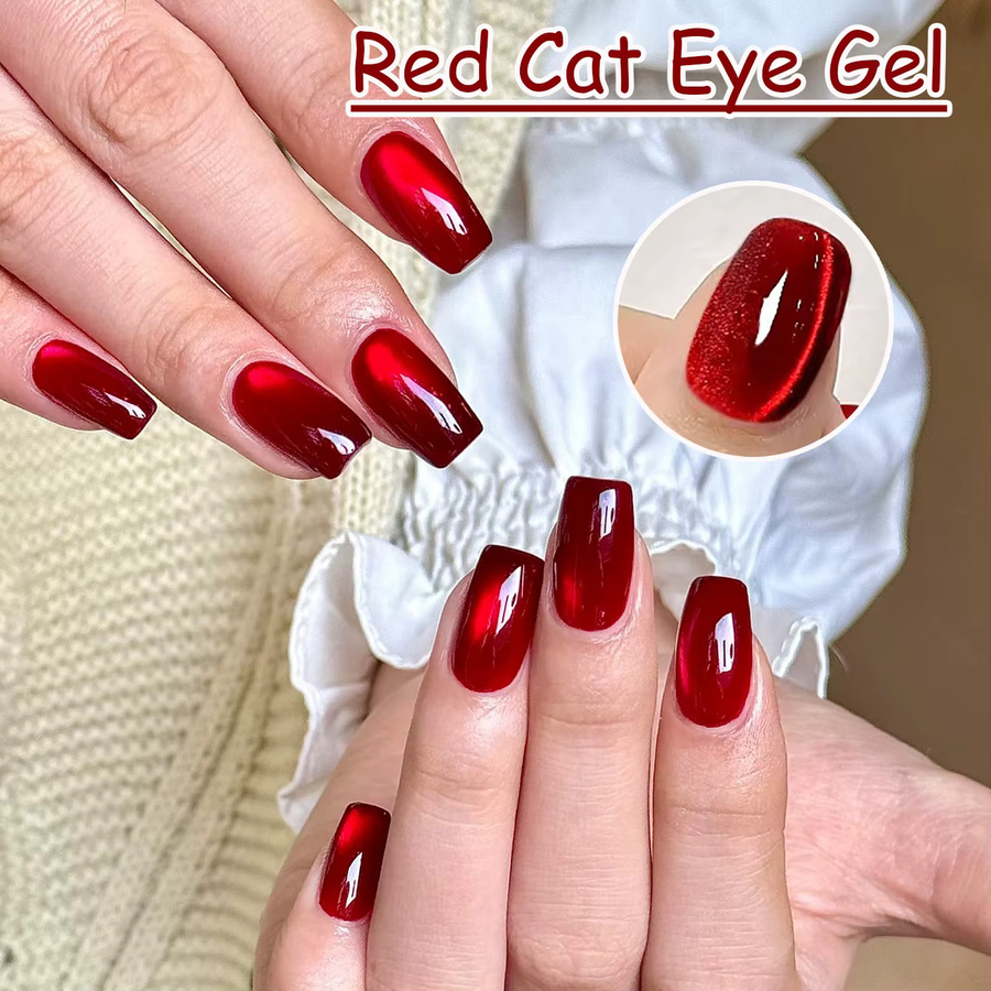 SHAKA Gel-Nagellack, Rote Taubenblut-Glasperlen, Glänzend, Unisex - Bild 2