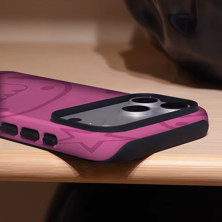 Robuste Monster-Handyhülle von Potdemiel für iPhone 17 16 15 14 13 Pro Max Plus mit Magnetfunktion in Pink - Bild 4