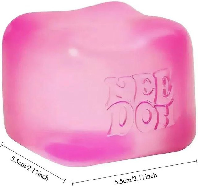 Schylling NeeDoh Nice Cube, Stressabbau Sensorisches Spielzeug, Fidget Tool - Bild 1