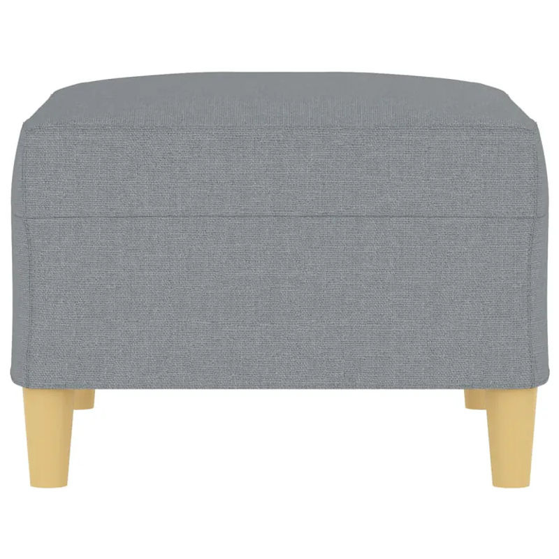 Vidaxl Hocker in Grau mit Stoffbezug, Modernes Design, B/T/H: 70 x 55 x 41 cm - Bild 3