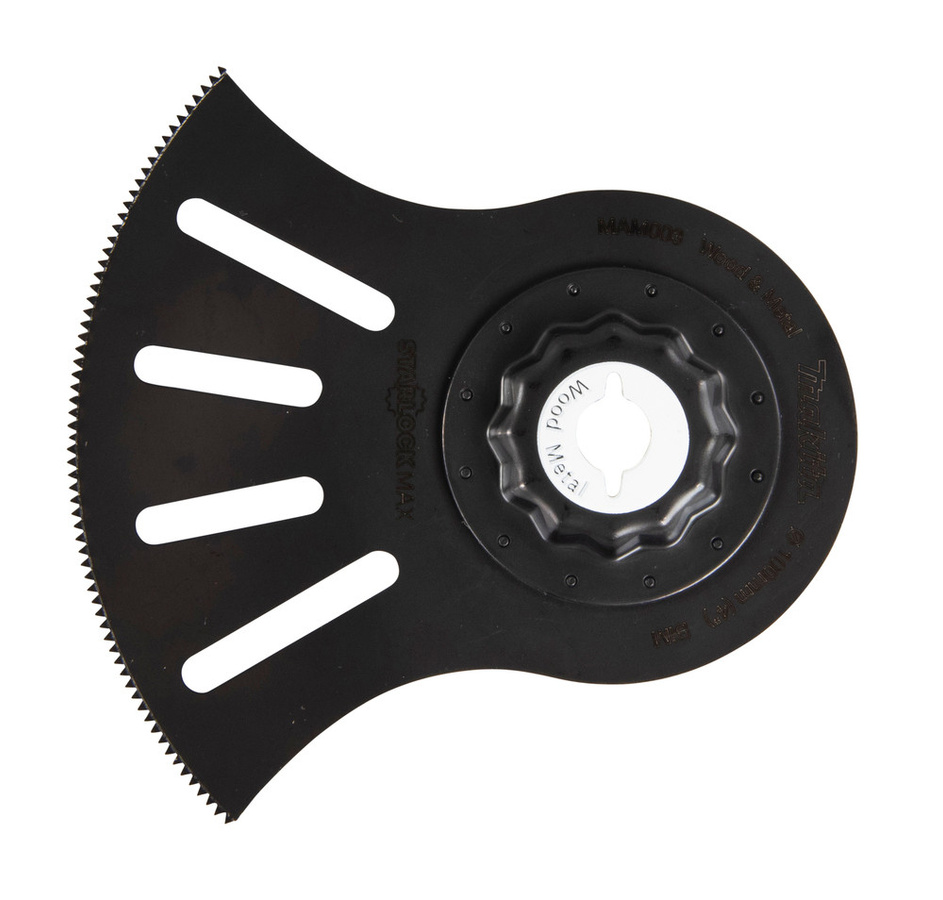 Makita Segmentsägeblatt MAM003 B-66422 in Schwarz, Durchmesser: 100 mm, Breite: 50 mm - Bild 1
