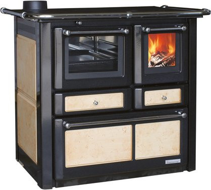WESTMINSTER Holzherd K85F in Beige mit 6 kW Heizleistung - Bild 1