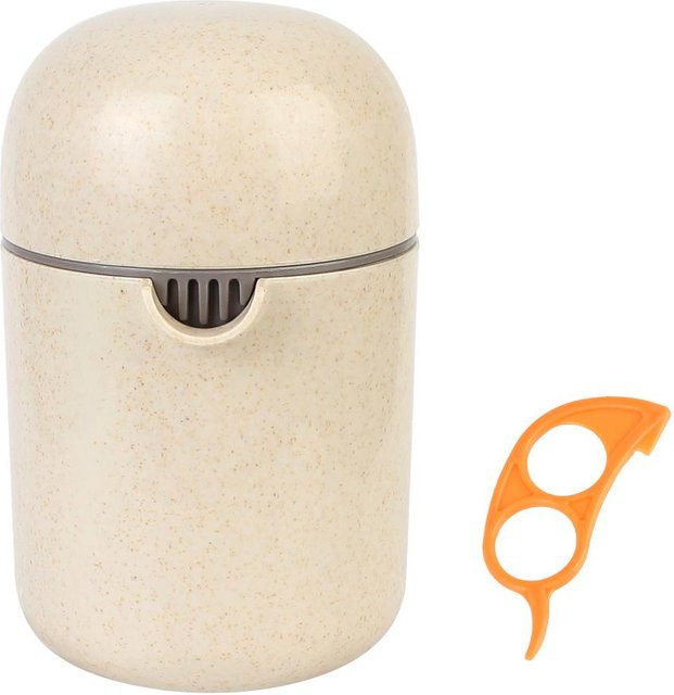 Manuelle Mini-Fruchtpresse von Yiran Furniture für Orangen und Zitrusfrüchte in Beige - Bild 1