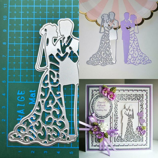 Metall Schneidwerkzeug Schablone für Scrapbooking und DIY Bastelarbeiten zum Stanzen und Prägen von Papier und Karten - Bild 1