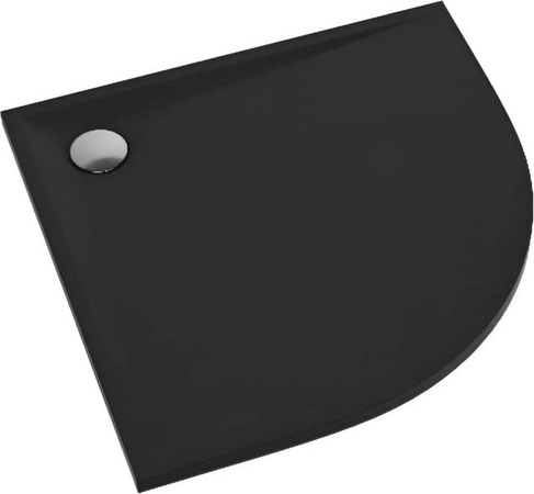 Stano Duschwanne Viertelkreis Stabildense Ultralight Premium Aura in Schwarz B/T: 90 x 90 cm