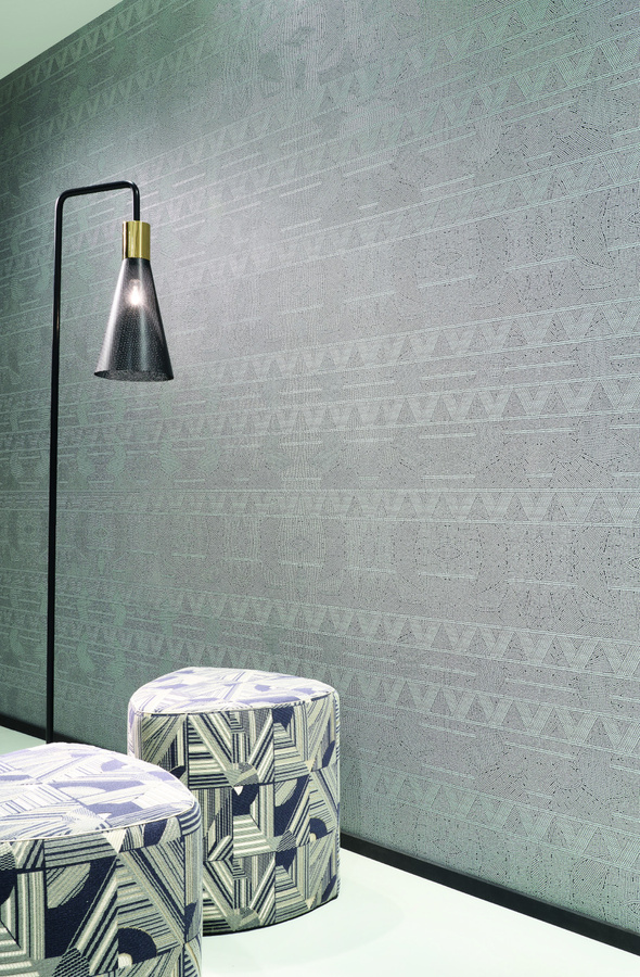 Arte Wallpaper Empire 50551 Tapete in Grau mit geometrischem Art Deco und abstraktem Design aus Vlies - Bild 1