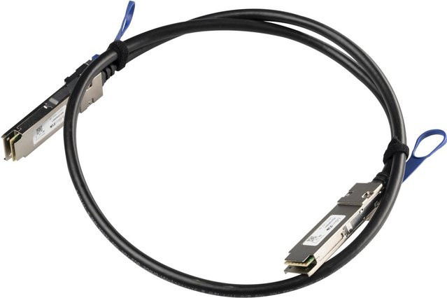 MikroTik 100GBase Direktanschlusskabel QSFP28 auf SFP28 in Schwarz, Länge: 3,0 m, für Cloud Core Router CCR2216-1G-12XS-2XQ (XQ+DA0003) - Bild 1