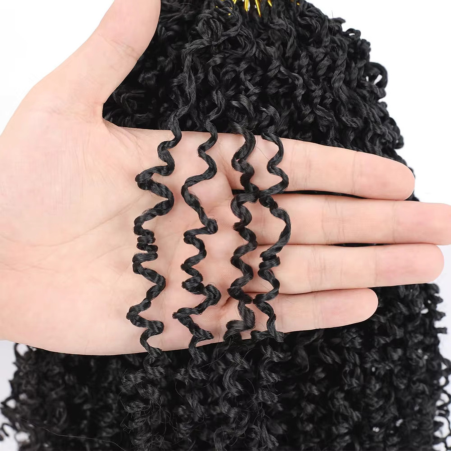 Yanky Twist Häkelhaar, 12 Zoll, 30 Stränge, Lockiges Haar, Damen - Bild 3