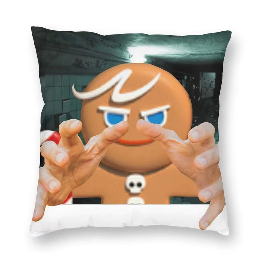 Cookie Run Kingdom Gingerbrave Kissenbezug, quadratisch, Mehrfarbig, 45 x 45 cm - Bild 2