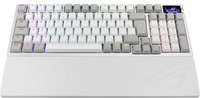 Asus ROG Azoth 96 HE Gaming-Tastatur mit Hall-Effect-Switches, QWERTZ-Layout, Bluetooth und USB-C, Weiß - Bild 1
